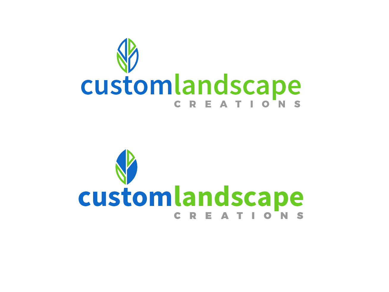 Logo Design by wonderland for Custom Landscape Creations | Design #18066396