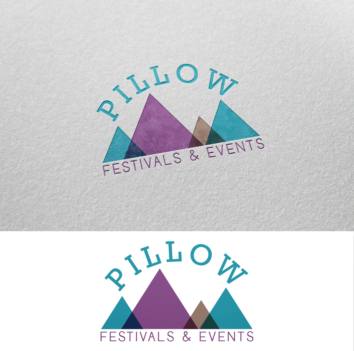 Personable Colorful Logo Design For Pillow Festivals Events By