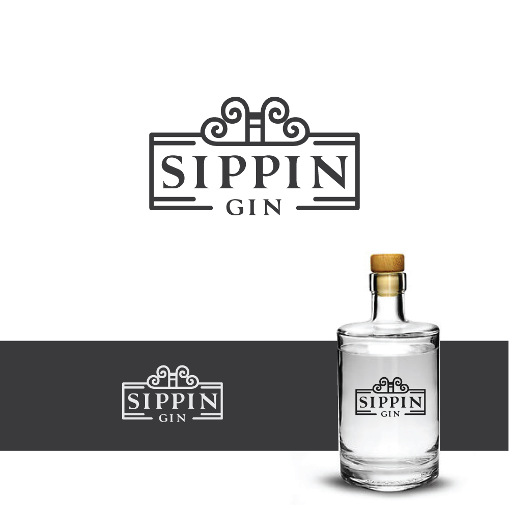 Logo Design by ecorokerz for Sippin Gin | Design #18069843