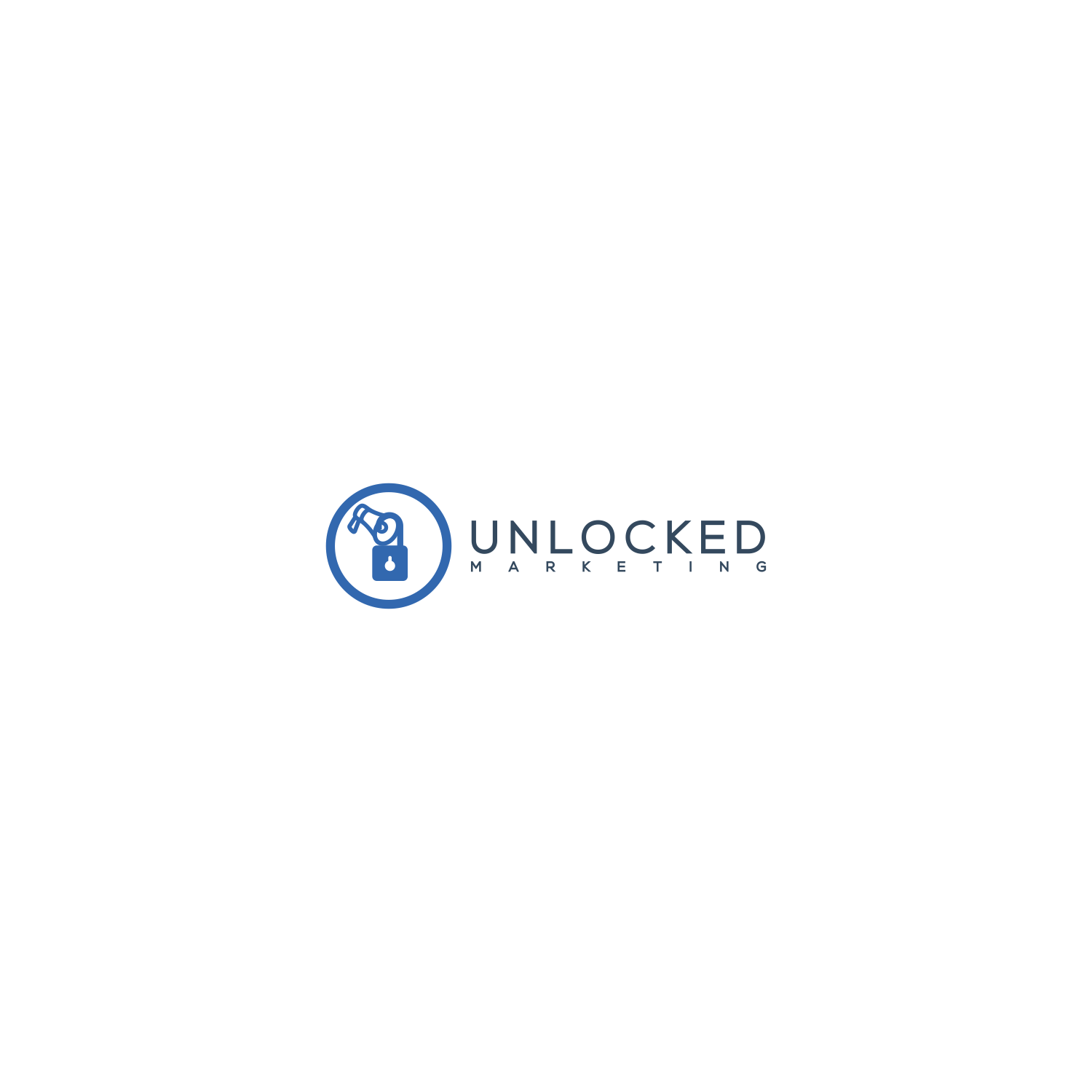 Logo Design by Rahmad 4 for Unlocked Marketing | Design #18066764