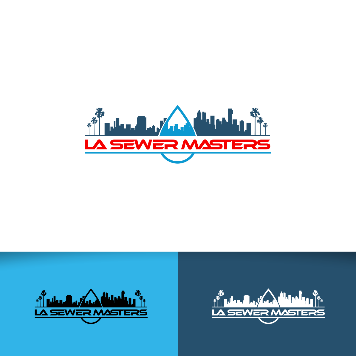 Logo Design by Arham Hidayat for LA Sewer Masters | Design #23620046