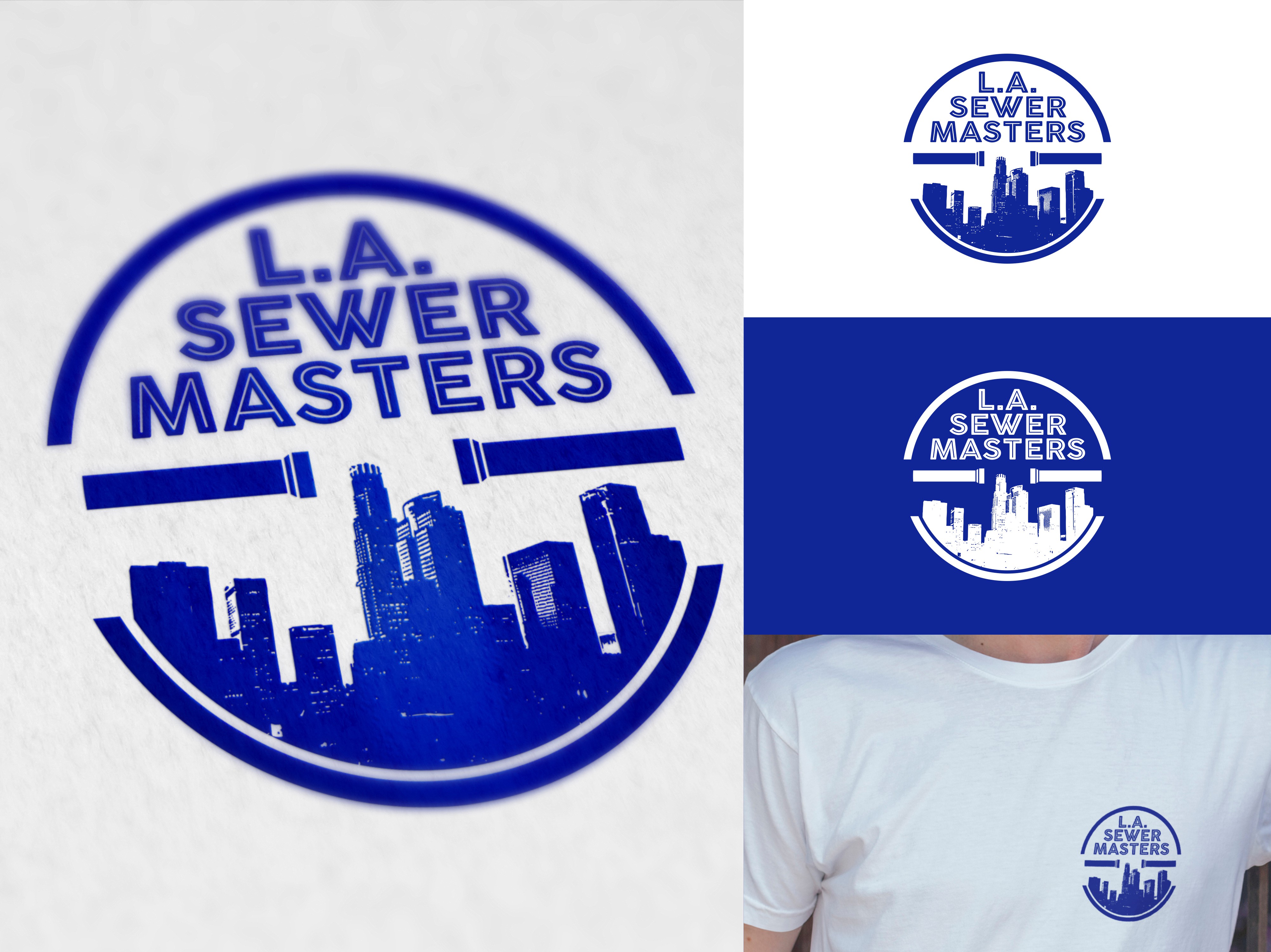 Logo Design by bojboga for LA Sewer Masters | Design #23595253
