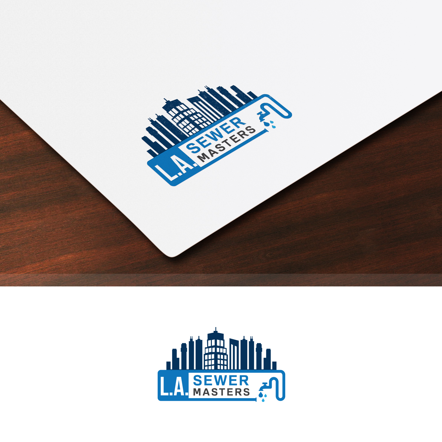 Logo Design by Maxo-Biz for LA Sewer Masters | Design #23600209