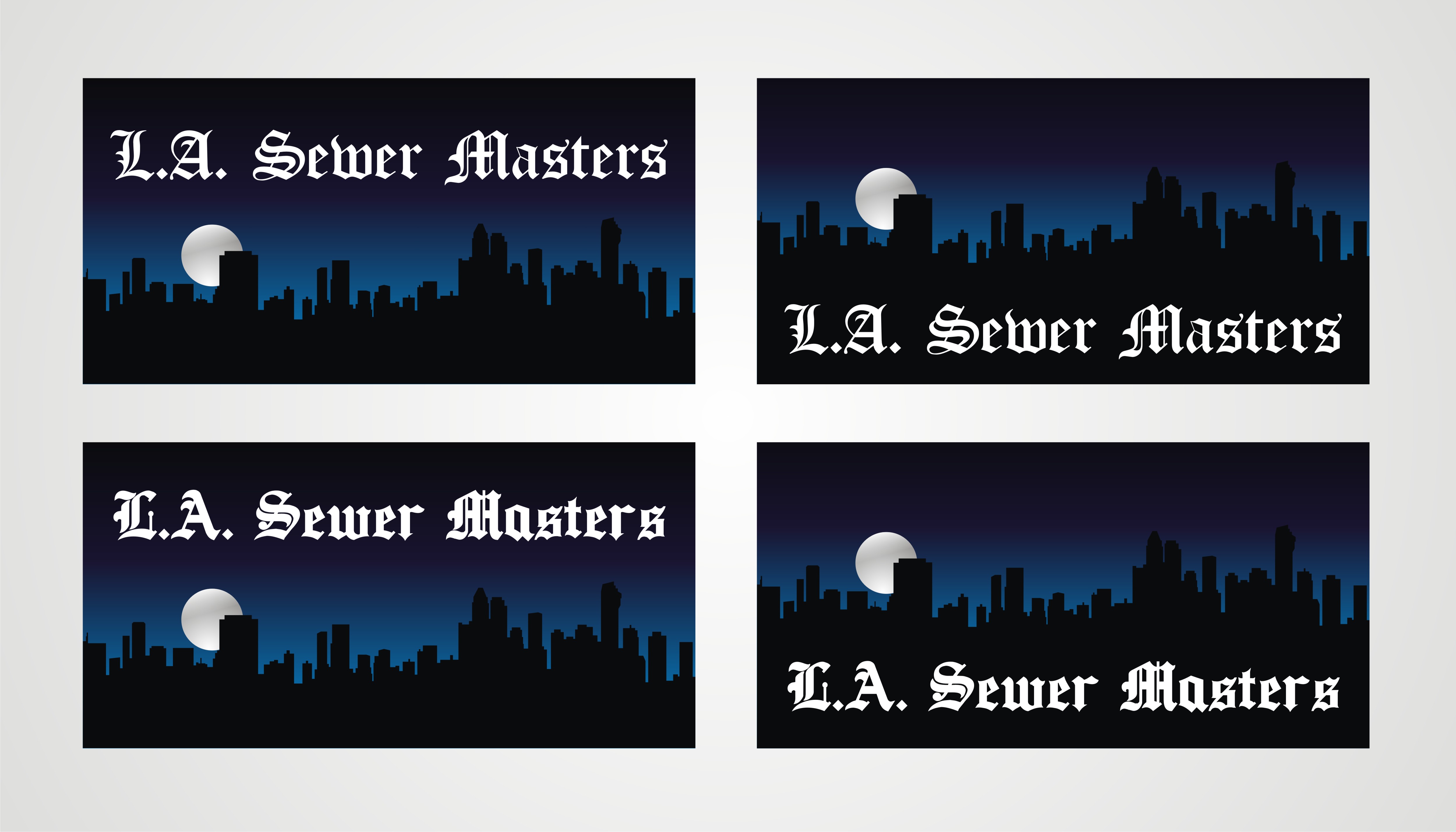 Logo Design by Z-D°Studio™ for LA Sewer Masters | Design #23614698