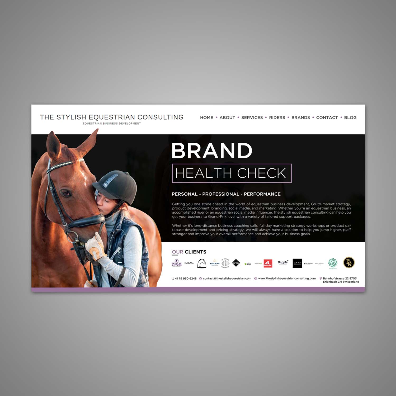 Flyer-Design von creative.bugs für The stylish equestrian | Design #18057108