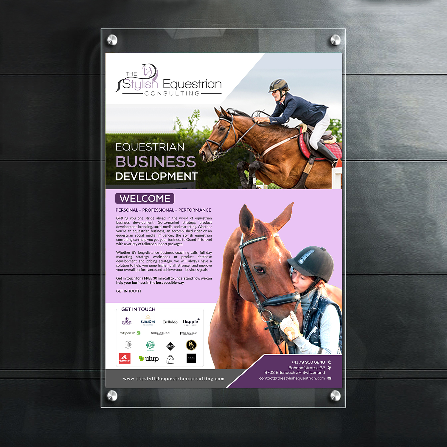 Diseño de Flyer por creative.bugs para The stylish equestrian | Diseño #18067633