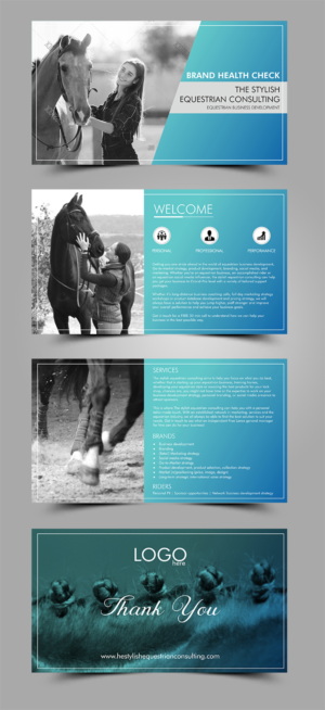 conceptual high market equestrian services style | Flyer Design by ecorokerz
