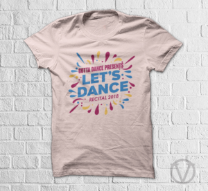 2018 recital t-shirt-   Gotta Dance presents   