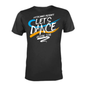 T-shirt Design by 75-R-P-Z for Gotta Dance Dance Studio | Design: #18129863