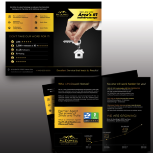Brochure Design by uk for McDowell Homes Real Estate Services | Design: #18077190
