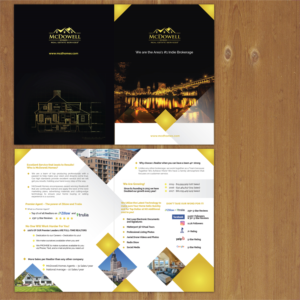 Cutting edge/Modern brochure for #1 Indie real estate brokerage in the area. | Brochure Design by MNM