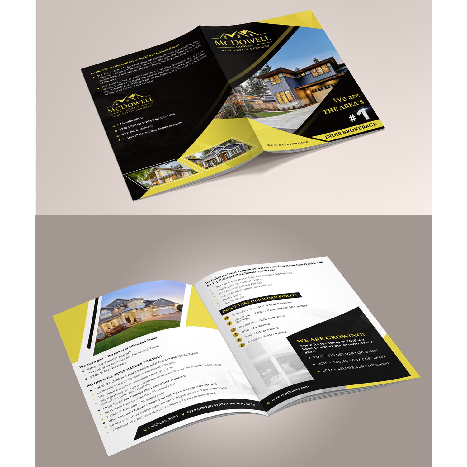 Brochure Design by creative.bugs for McDowell Homes Real Estate Services | Design #18060390