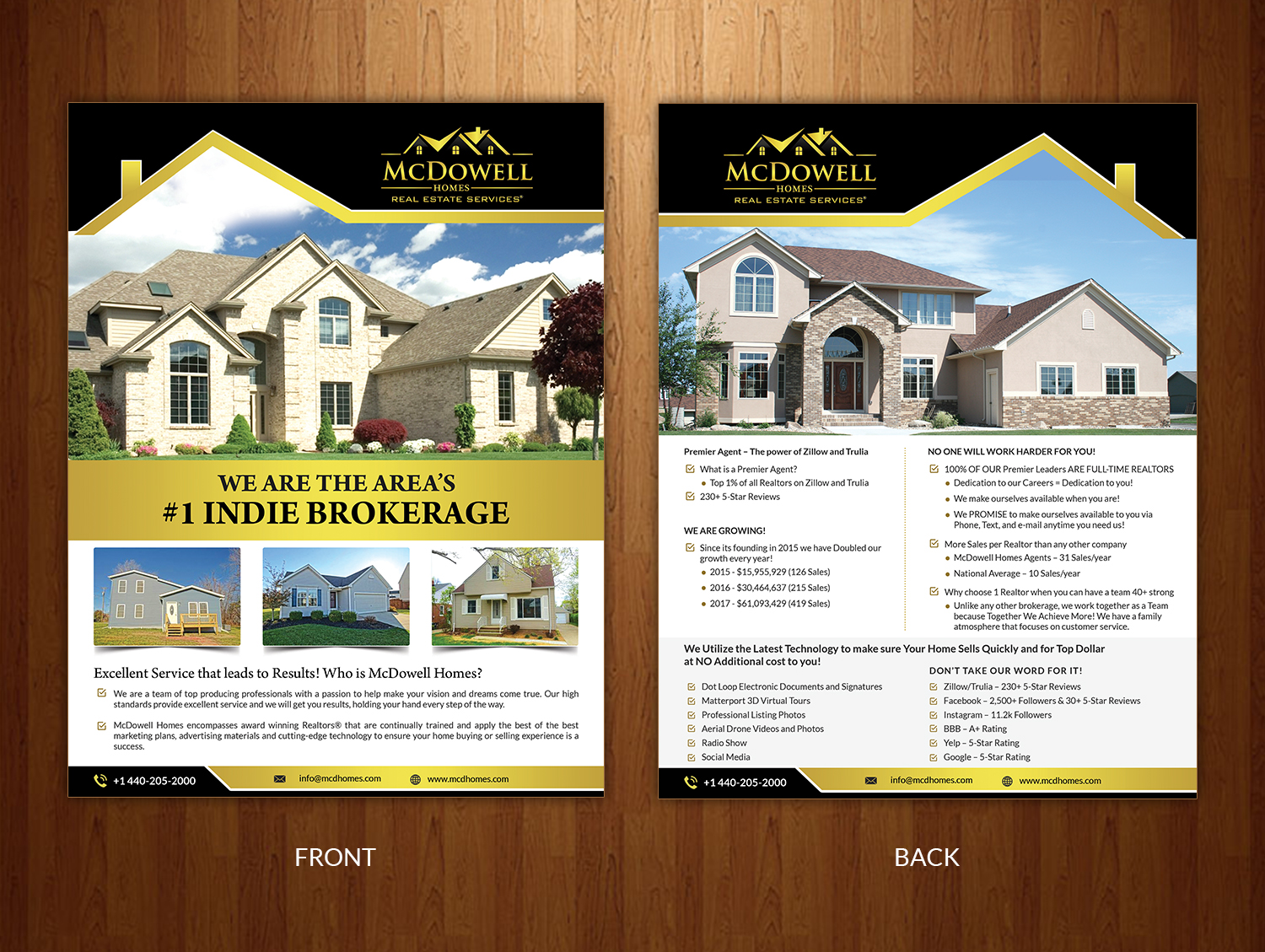 Brochure Design by creative.bugs for McDowell Homes Real Estate Services | Design #18060725