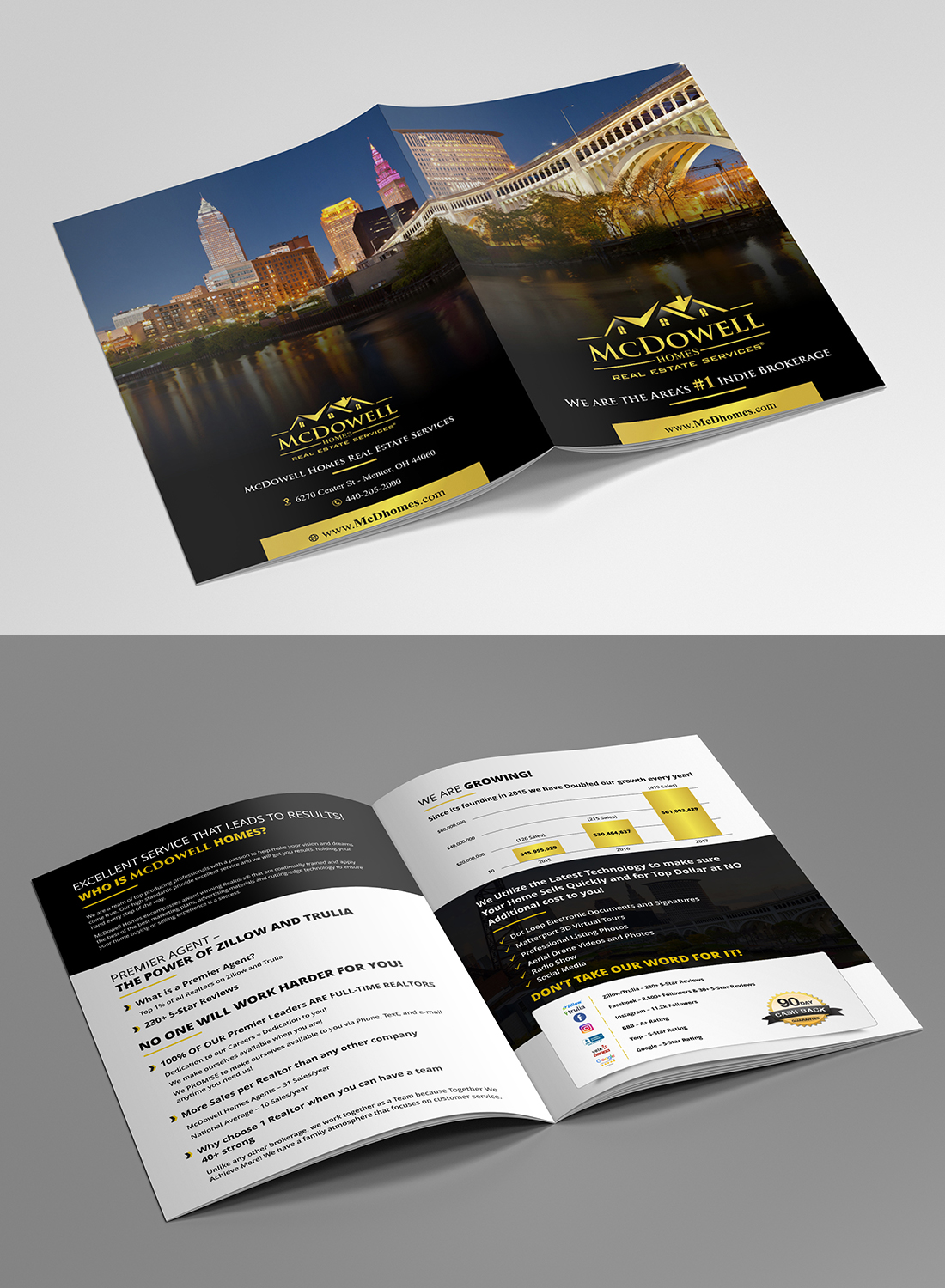 Brochure Design by ecorokerz for McDowell Homes Real Estate Services | Design #18119069