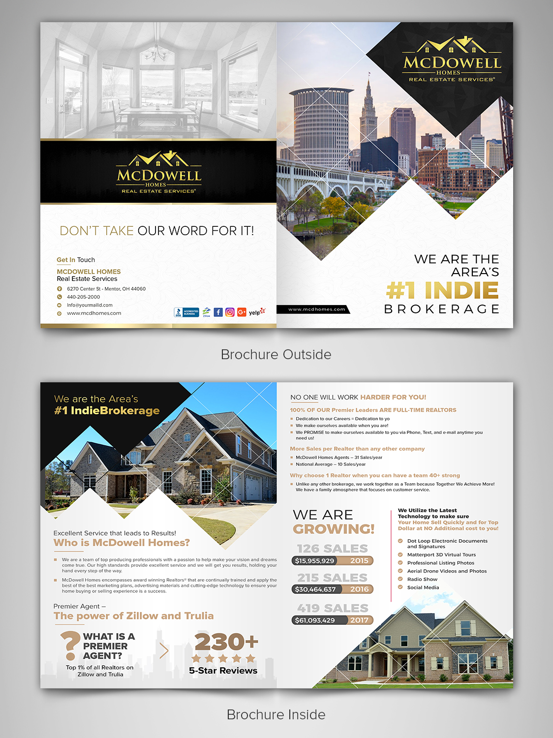 Diseño de Brochure por SAI DESIGNS para McDowell Homes Real Estate Services | Diseño #18076820