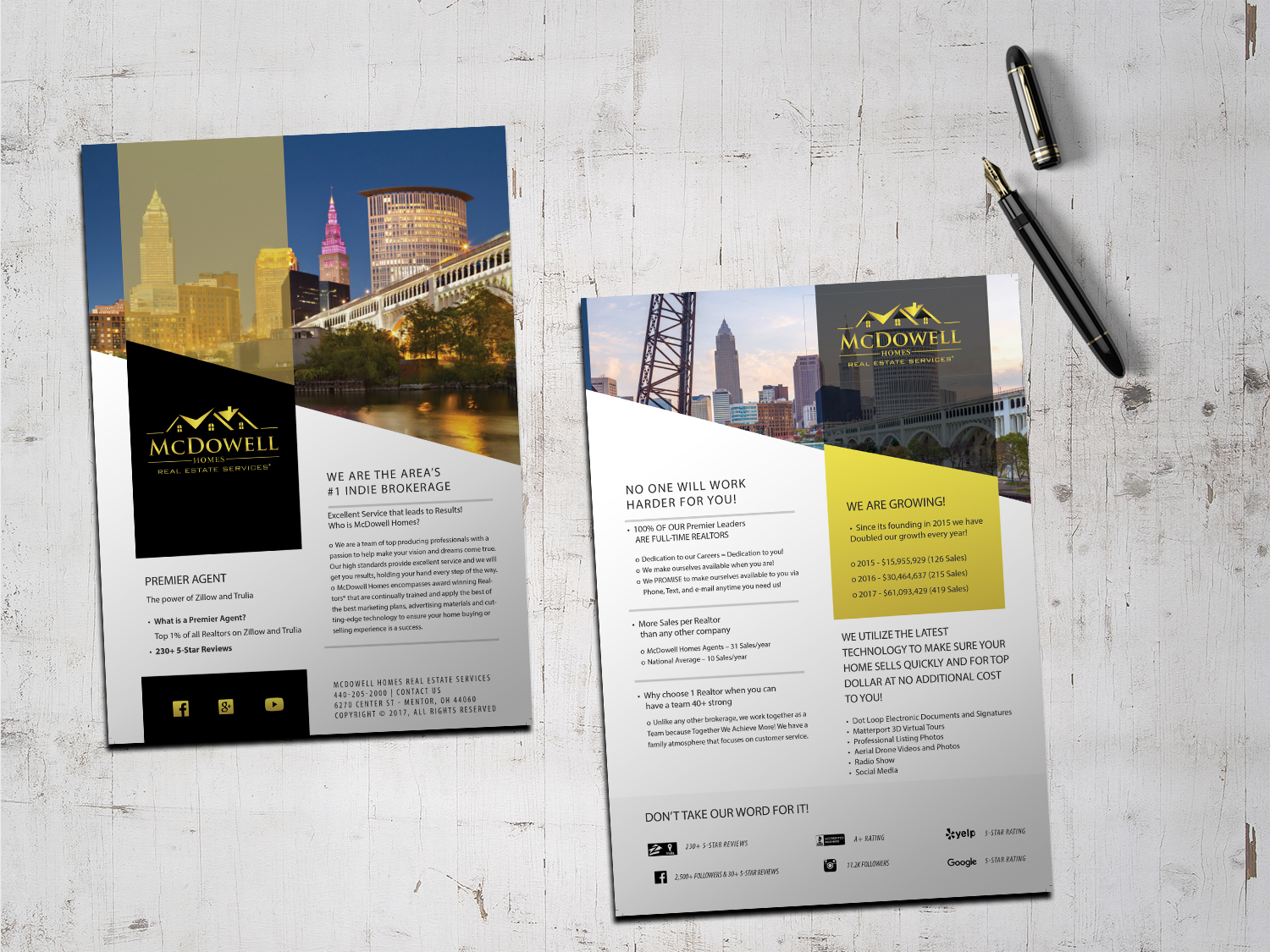 Brochure Design by Scorpius design for McDowell Homes Real Estate Services | Design #18053953