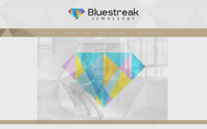 Diseño de Logo por ESAY para Bluestreak Crystals, Bluestreak Jewellery & Mi Web Design | Diseño: #18053552