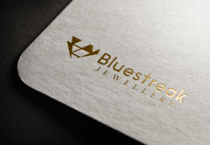 Diseño de Logo por ESAY para Bluestreak Crystals, Bluestreak Jewellery & Mi Web Design | Diseño: #18071945