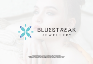 Diseño de Logo por ESAY para Bluestreak Crystals, Bluestreak Jewellery & Mi Web Design | Diseño: #18080860