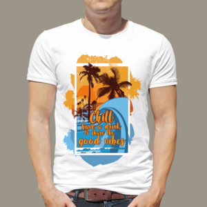 Need a new colorful beach style design for a men's T-shirt.  | T-Shirt-Design von Eightone 3