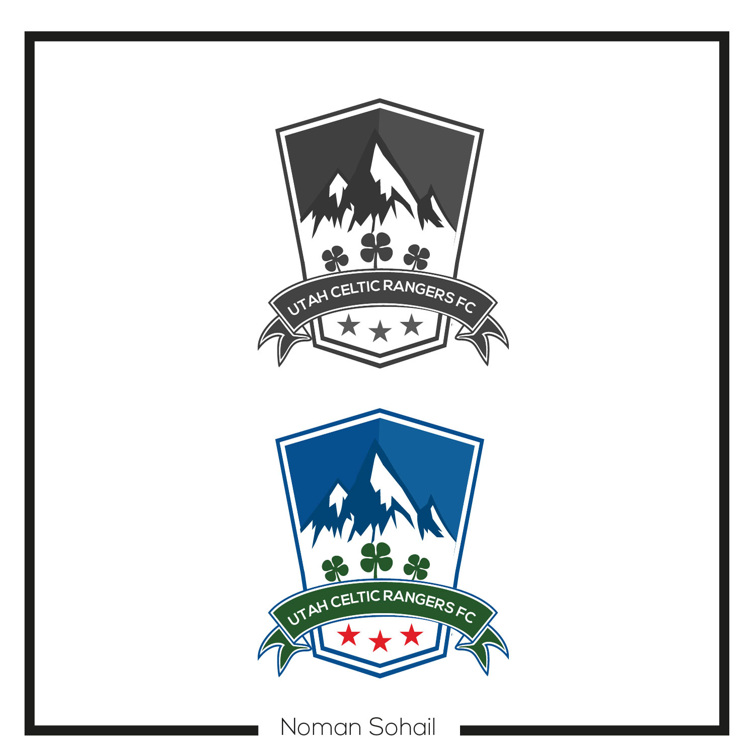 Logo Design by NomanZ alex for Utah Celtic Rangers FC | Design #18062088