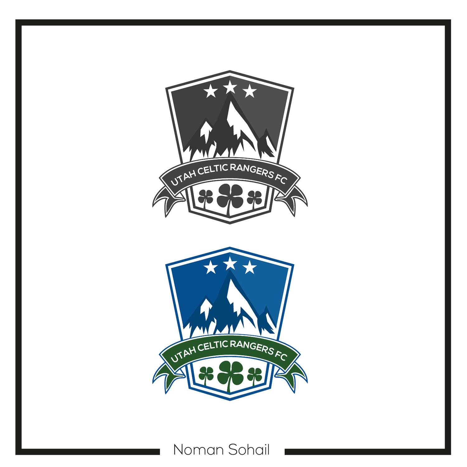 Logo Design by NomanZ alex for Utah Celtic Rangers FC | Design #18062114