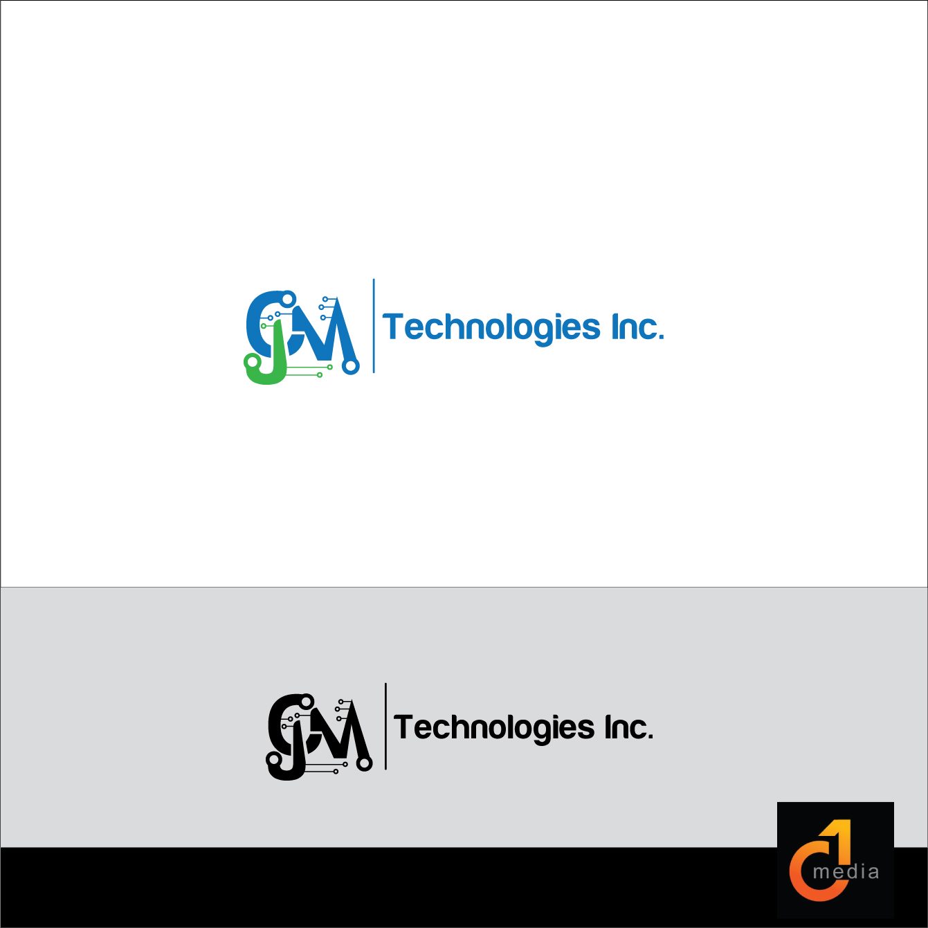 Logo Design by C1 Media for CJM Technologies | Design #18074509