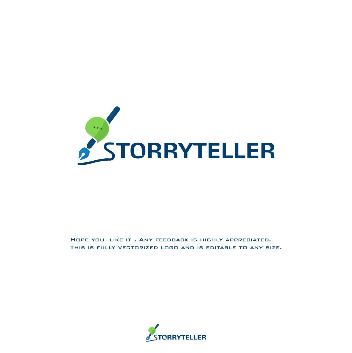 Logo Design by Avant Garde2 for Storyteller | Design #18056380