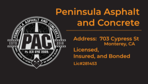 Business Card Design by Savvychez for Peninsula asphalt and concrete  | Design #18058117
