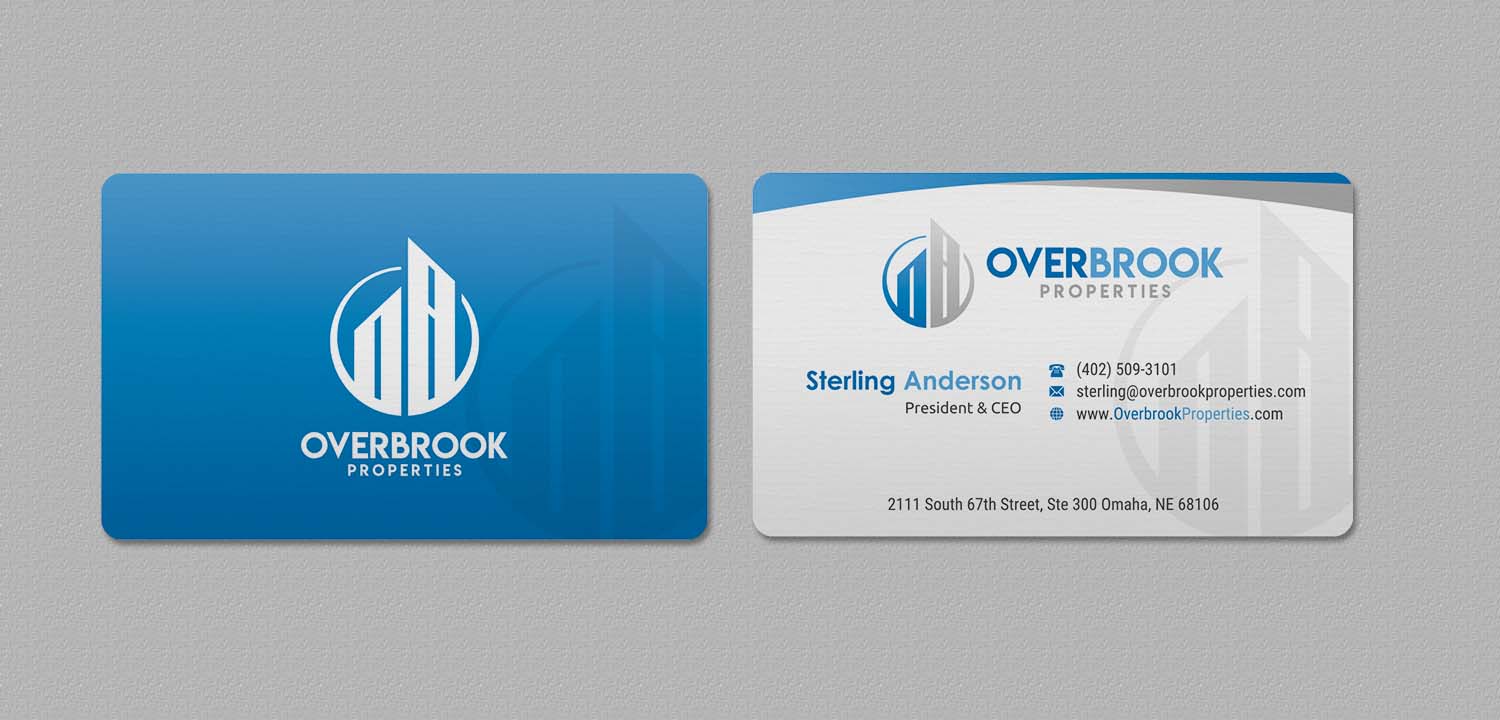 Design de Carte de Visite par INDIAN_Ashok pour Overbrook Properties, LLC | Design #18075730