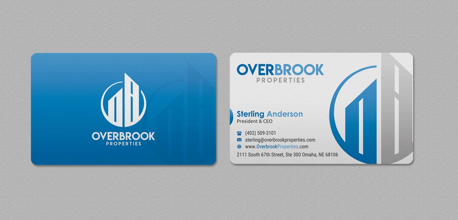 Design de Carte de Visite par INDIAN_Ashok pour Overbrook Properties, LLC | Design #18075737
