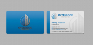 Diseño de Tarjeta de Presentación por INDIAN_Ashok para Overbrook Properties, LLC | Diseño: #18075742