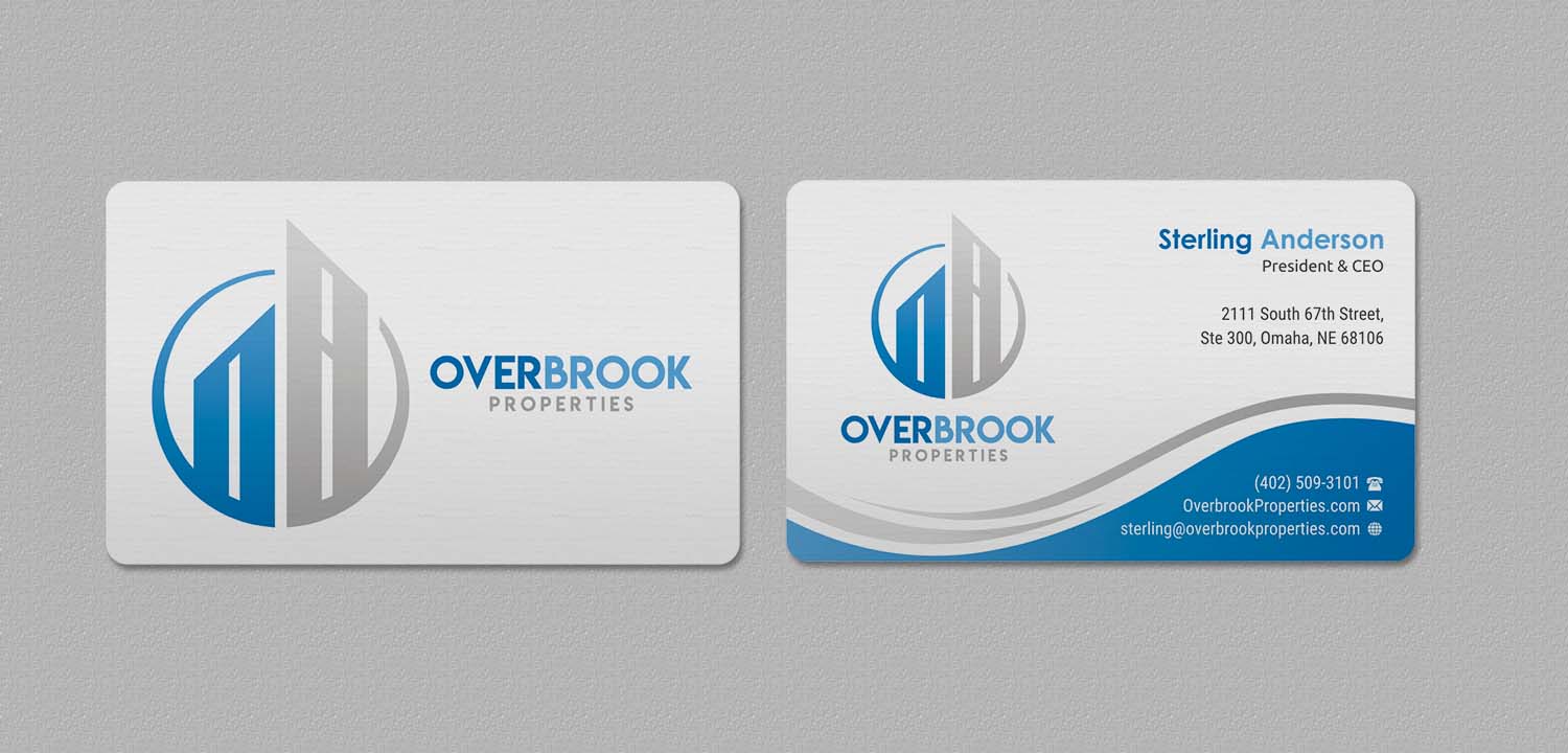 Design de Carte de Visite par INDIAN_Ashok pour Overbrook Properties, LLC | Design #18075753
