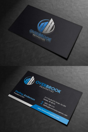 Diseño de Tarjeta de Presentación por INDIAN_Ashok para Overbrook Properties, LLC | Diseño: #18075755