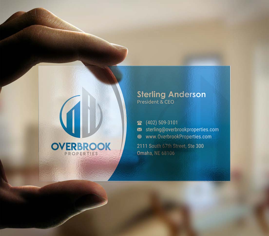 Diseño de Tarjeta de Presentación por INDIAN_Ashok para Overbrook Properties, LLC | Diseño #18075767