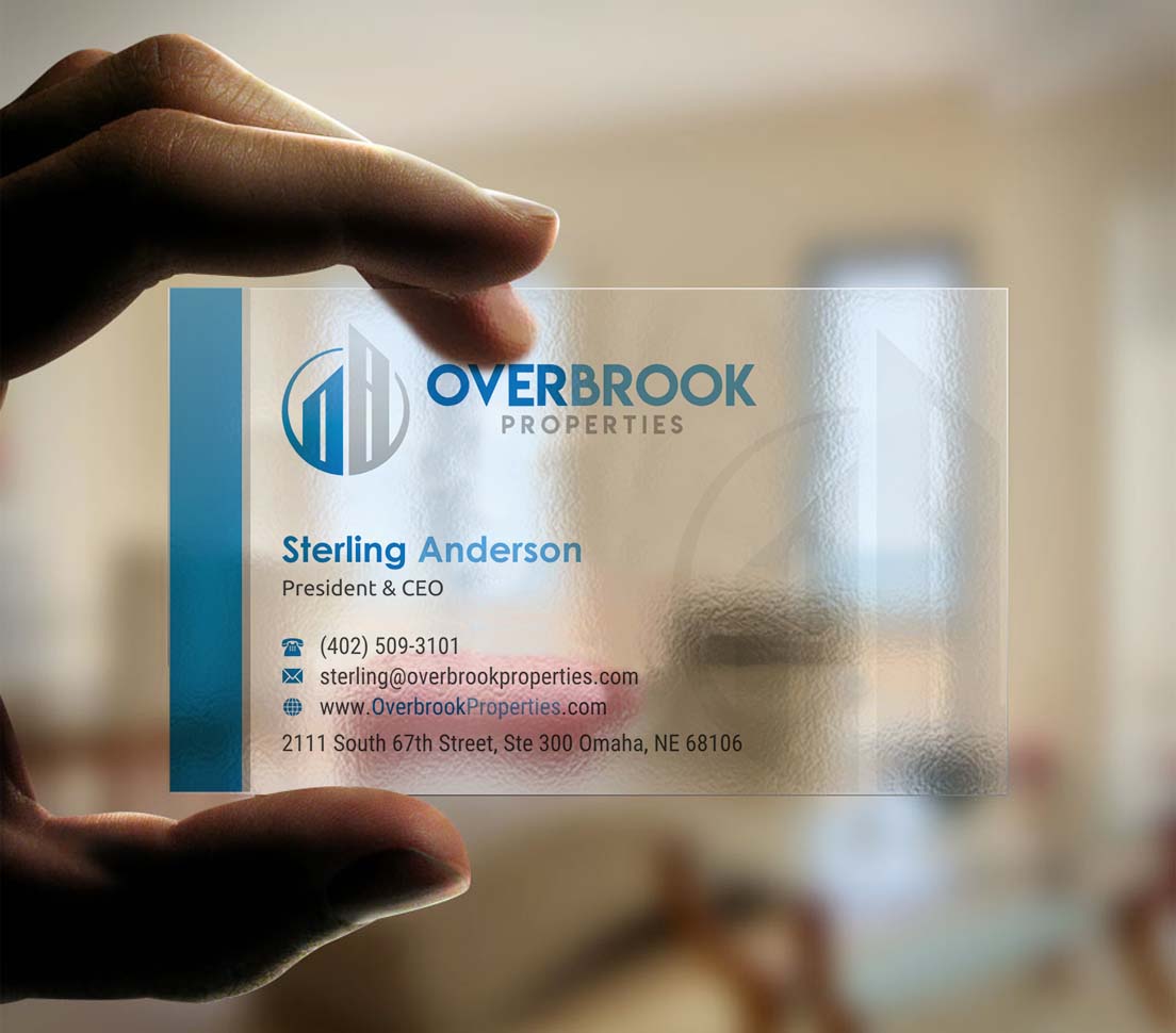 Diseño de Tarjeta de Presentación por INDIAN_Ashok para Overbrook Properties, LLC | Diseño #18075770