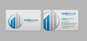 Business Card Design by INDIAN_Ashok for Overbrook Properties, LLC | Design: #18075773