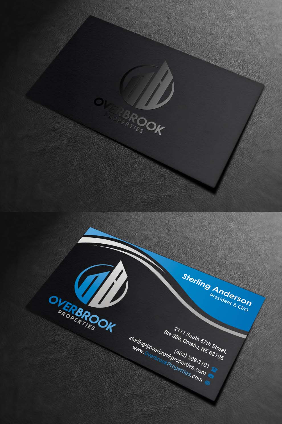 Diseño de Tarjeta de Presentación por INDIAN_Ashok para Overbrook Properties, LLC | Diseño #18075783