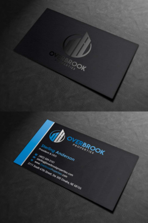 Business Card Design by INDIAN_Ashok for Overbrook Properties, LLC | Design: #18075785