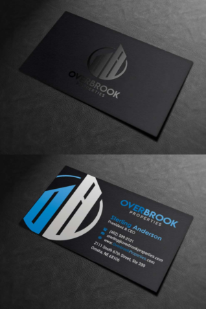 Business Card Design by INDIAN_Ashok for Overbrook Properties, LLC | Design: #18075792