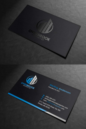 Business Card Design by INDIAN_Ashok for Overbrook Properties, LLC | Design: #18075793
