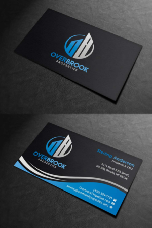 Business Card Design by INDIAN_Ashok for Overbrook Properties, LLC | Design: #18075796