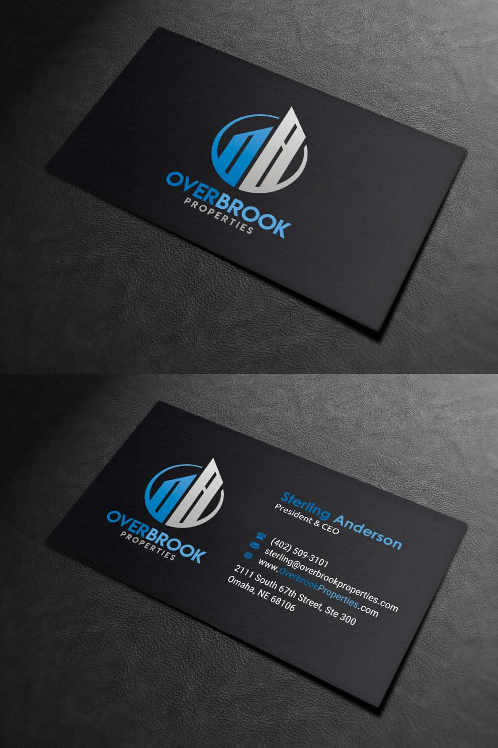 Business Card Design by INDIAN_Ashok for Overbrook Properties, LLC | Design #18075799