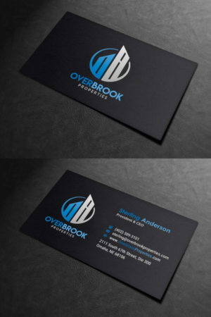 Business Card Design by INDIAN_Ashok for Overbrook Properties, LLC | Design: #18075799