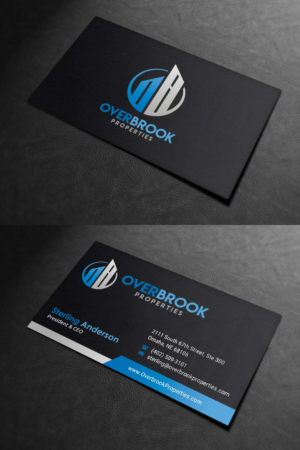 Business Card Design by INDIAN_Ashok for Overbrook Properties, LLC | Design: #18075800