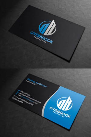 Business Card Design by INDIAN_Ashok for Overbrook Properties, LLC | Design: #18075801