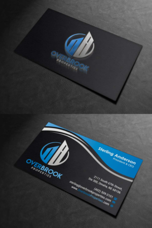 Business Card Design by INDIAN_Ashok for Overbrook Properties, LLC | Design: #18075805