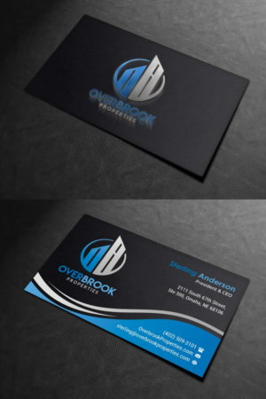 Business Card Design by INDIAN_Ashok for Overbrook Properties, LLC | Design: #18075807