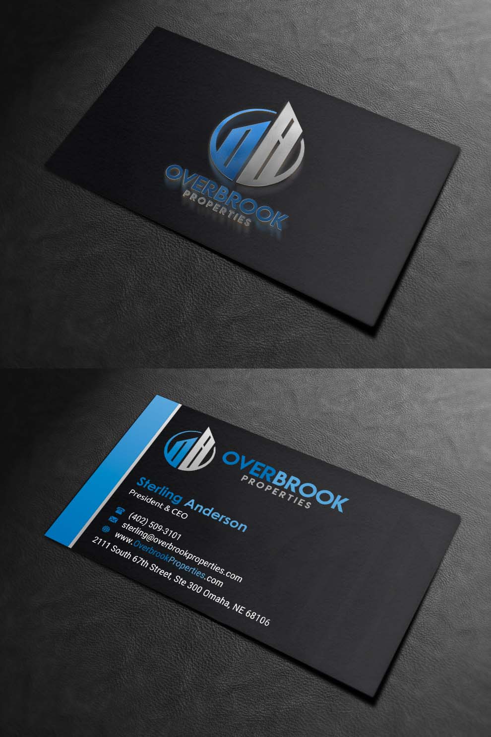Business Card Design by INDIAN_Ashok for Overbrook Properties, LLC | Design #18075808