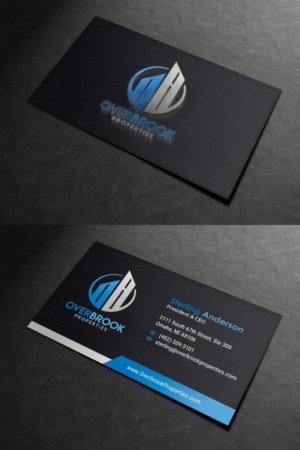 Business Card Design by INDIAN_Ashok for Overbrook Properties, LLC | Design: #18075809